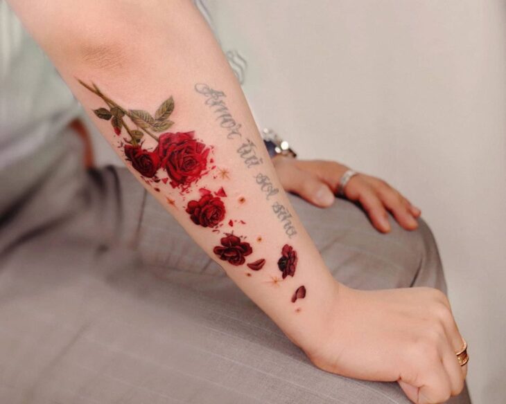 tatuagem de rosa 14