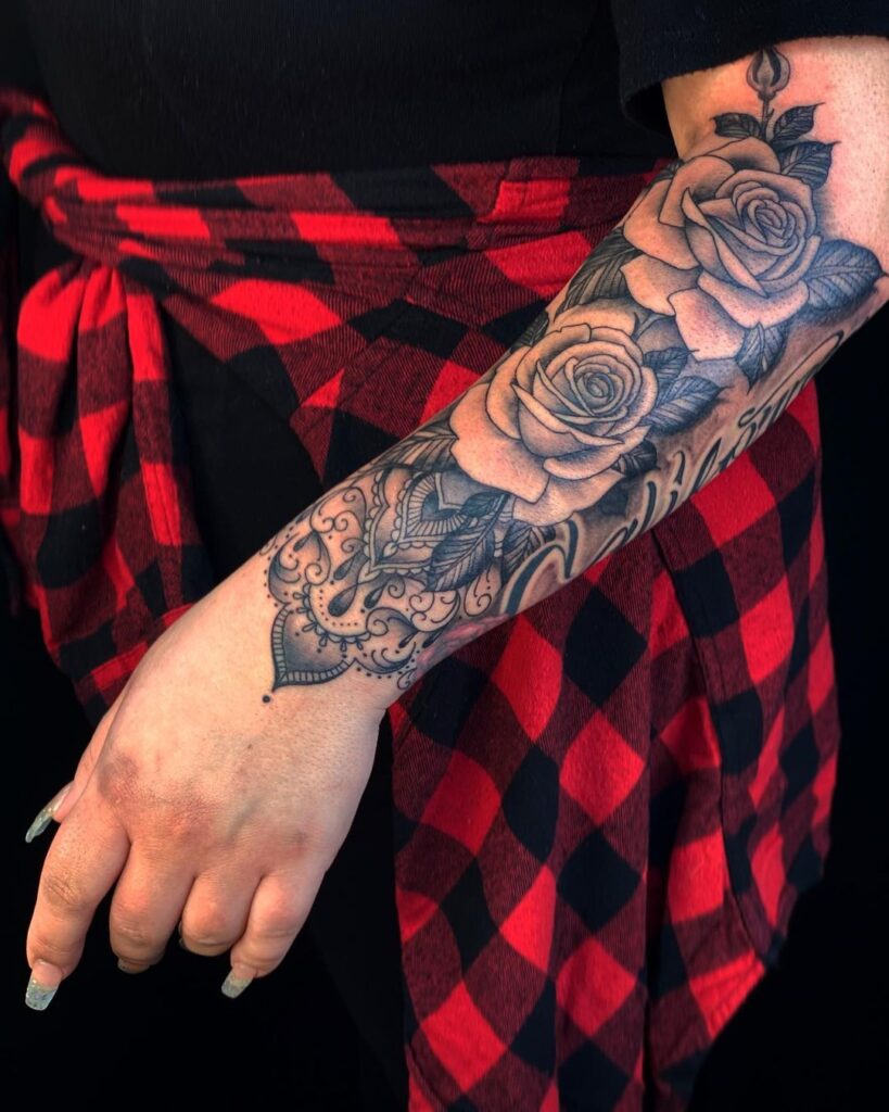 tatuagem de rosa 17