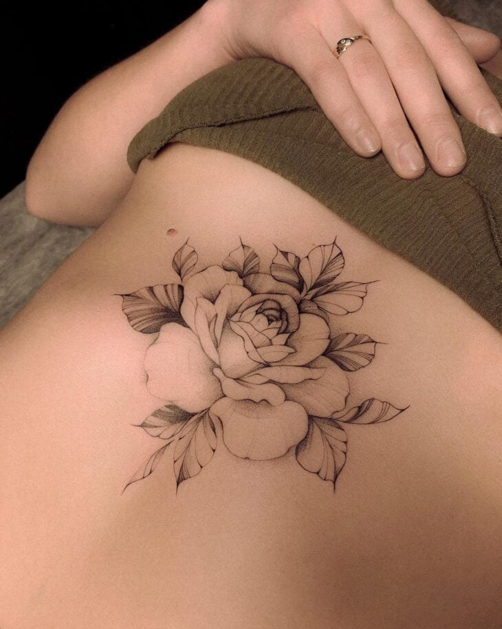 tatuagem de rosa 154