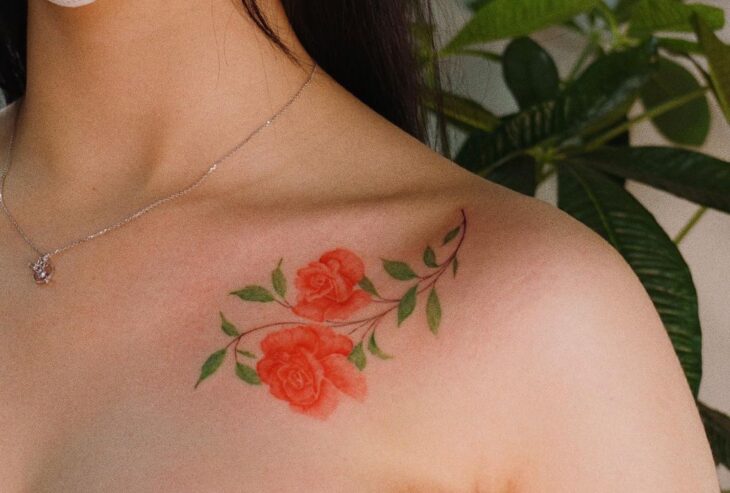 tatuagem de rosa 163