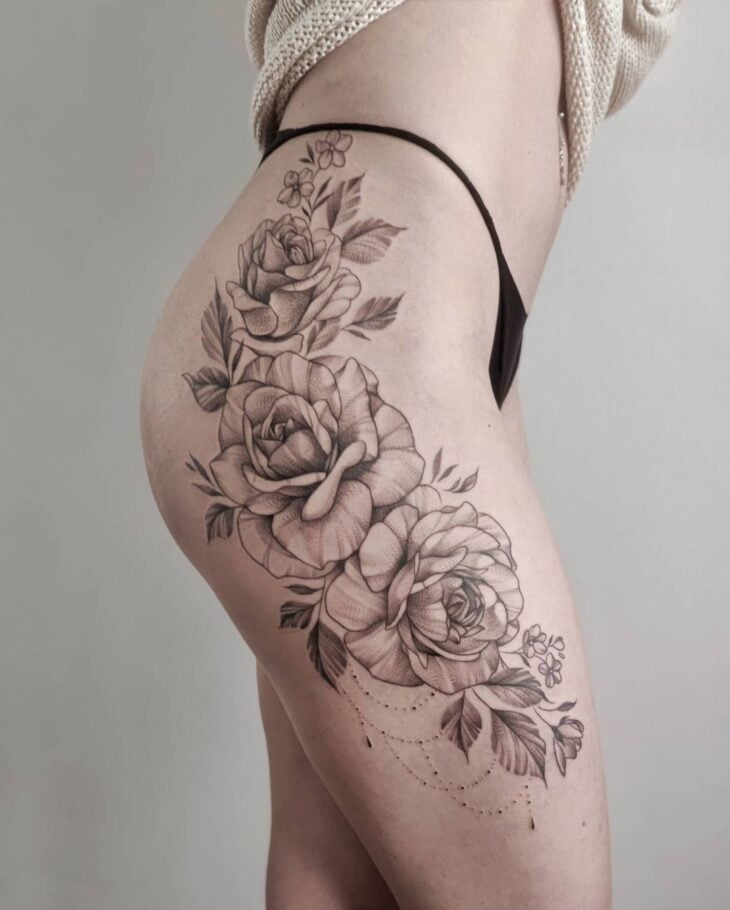tatuagem de rosa 37