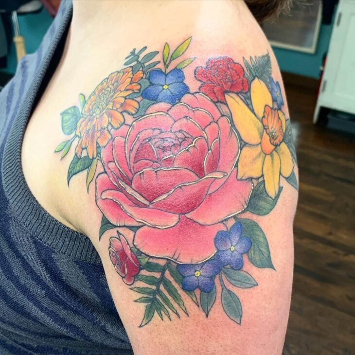 tatuagem de rosa 39