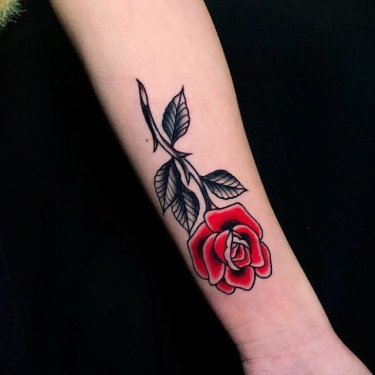 tatuagem de rosa 41