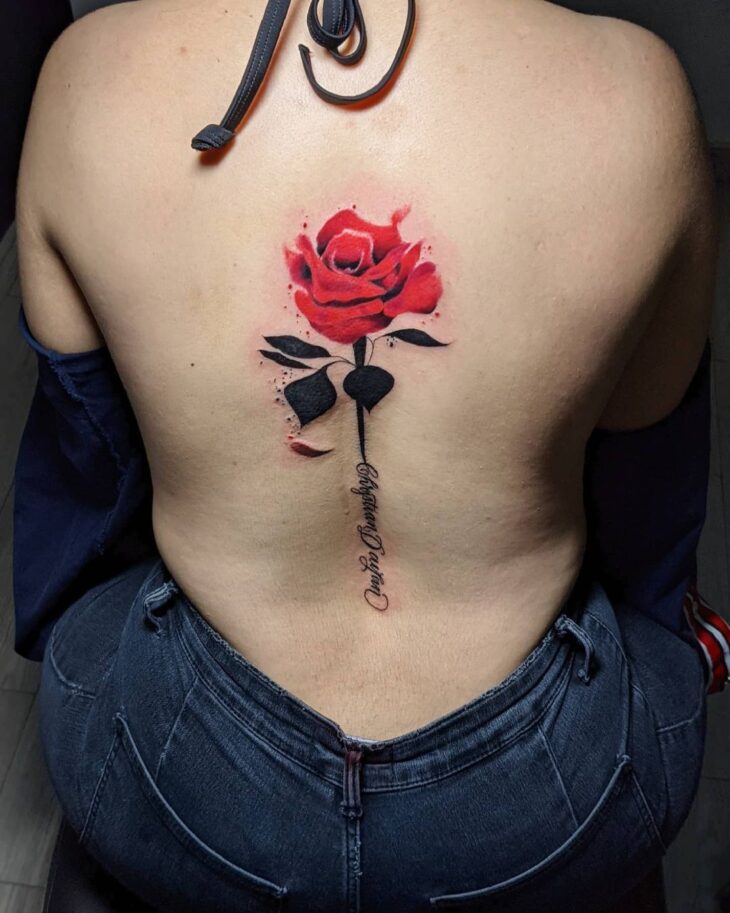 tatuagem de rosa 174