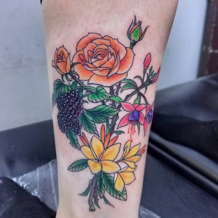 tatuagem de rosa 176