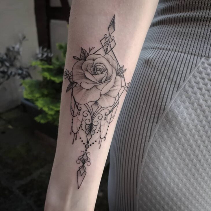 tatuagem de rosa 177