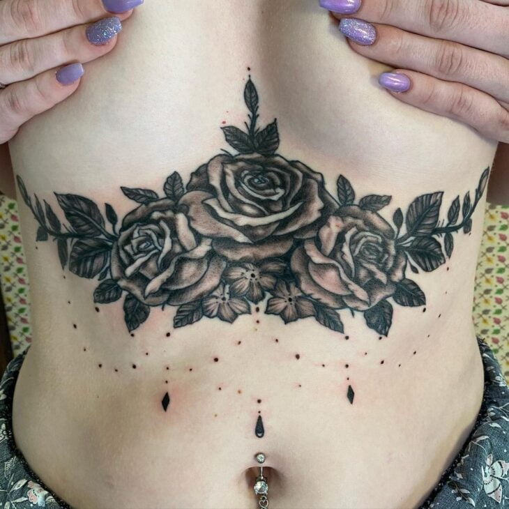 tatuagem de rosa 51