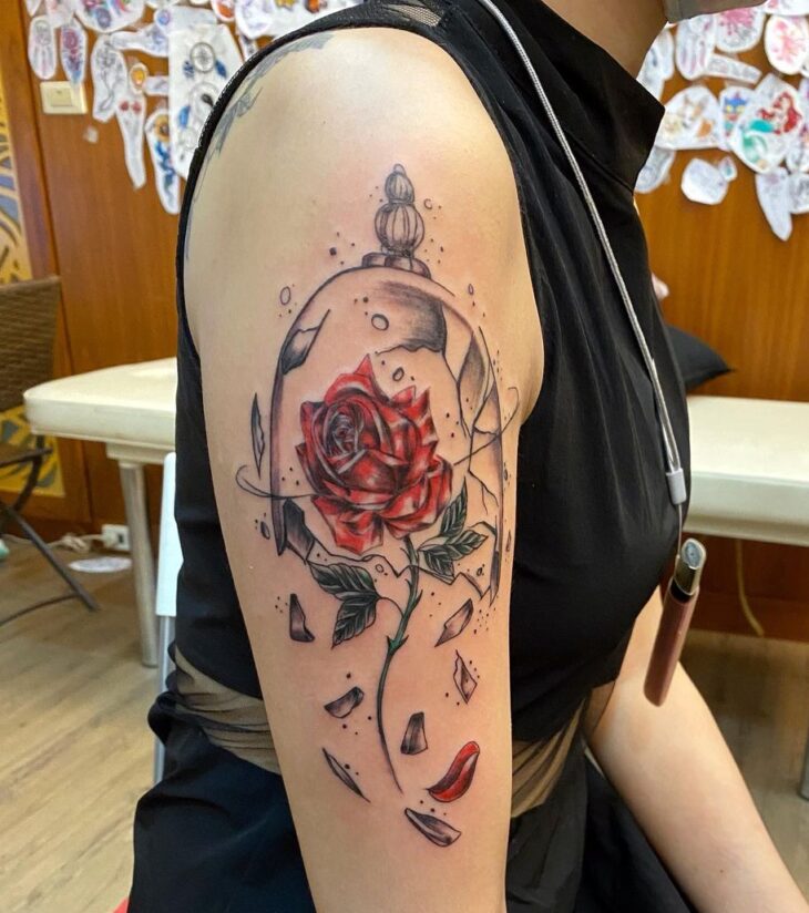 tatuagem de rosa 185