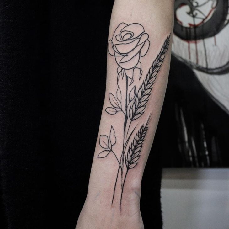 tatuagem de rosa 188