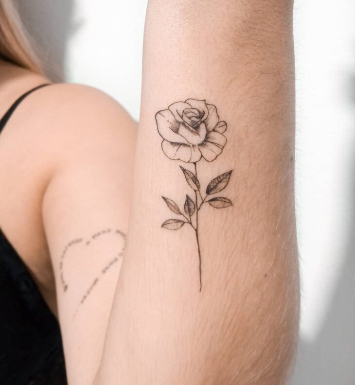 tatuagem de rosa 201