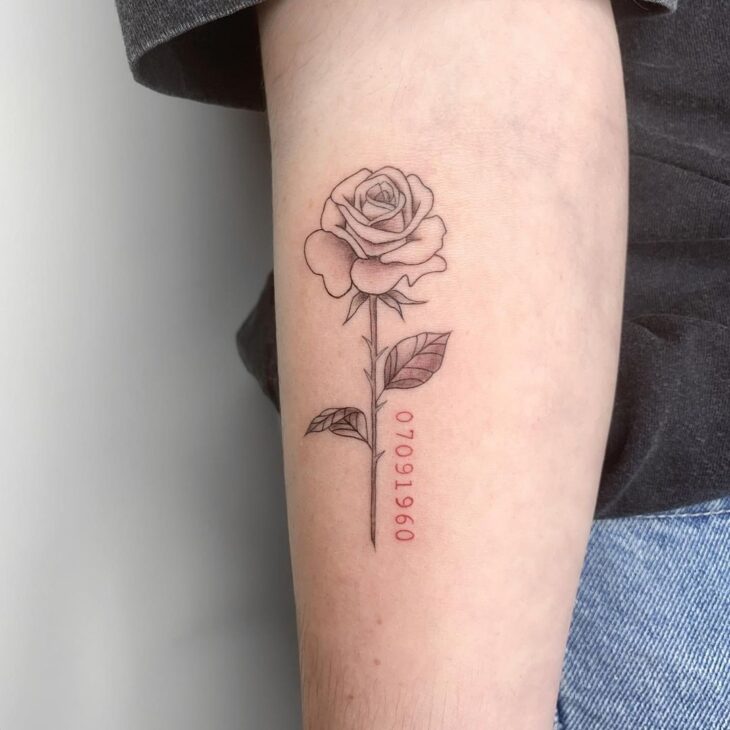 tatuagem de rosa 82