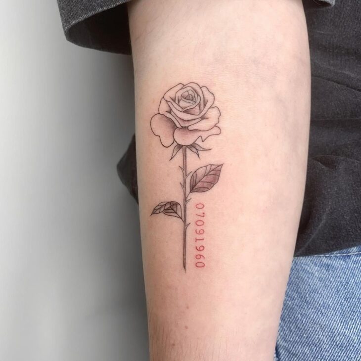 tatuagem de rosa 210