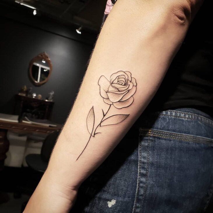 tatuagem de rosa 87