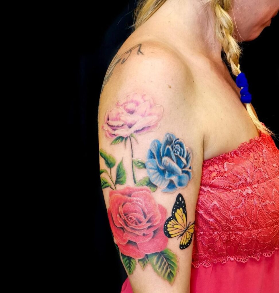 tatuagem de rosa 137