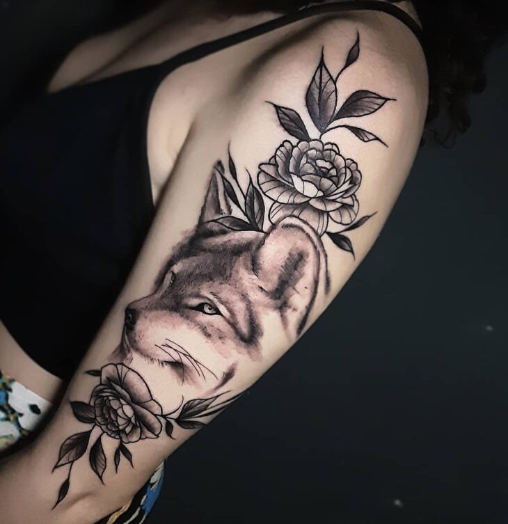 tatuagem de rosa 222