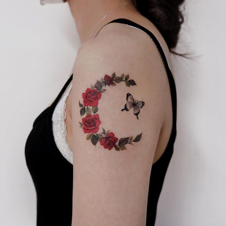 tatuagem de rosa 96