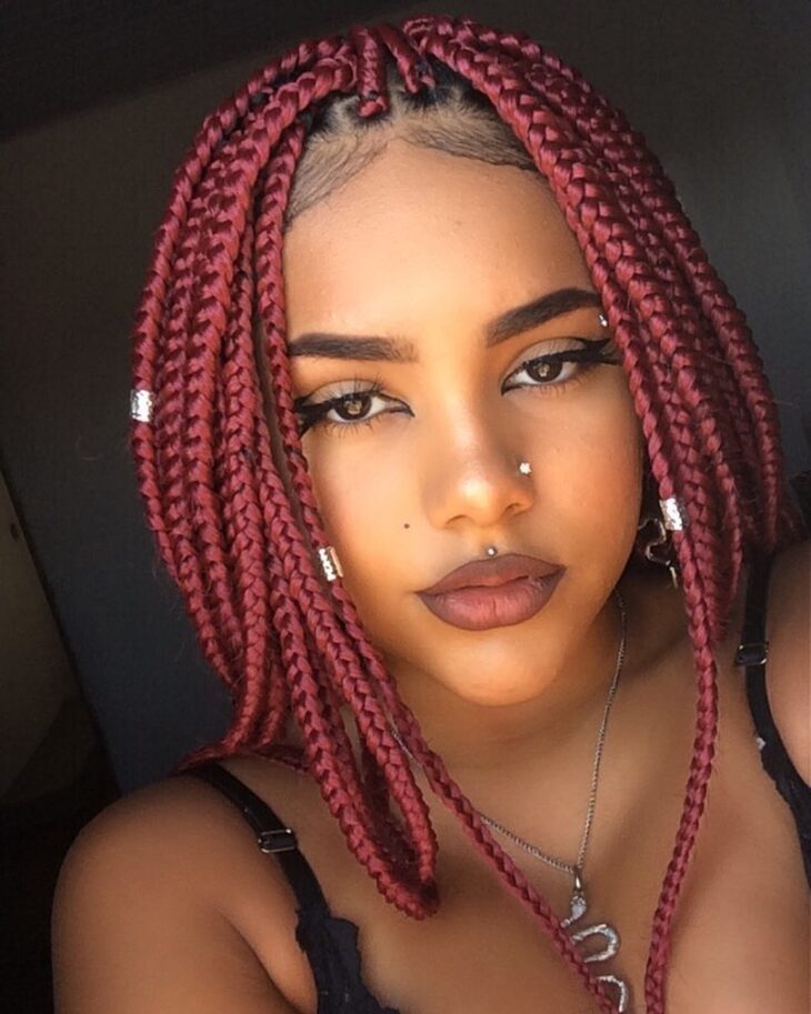 box braids vermelho 51