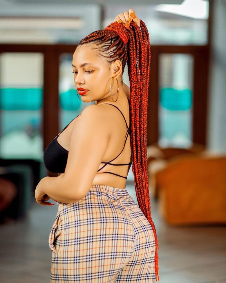 box braids vermelho 52