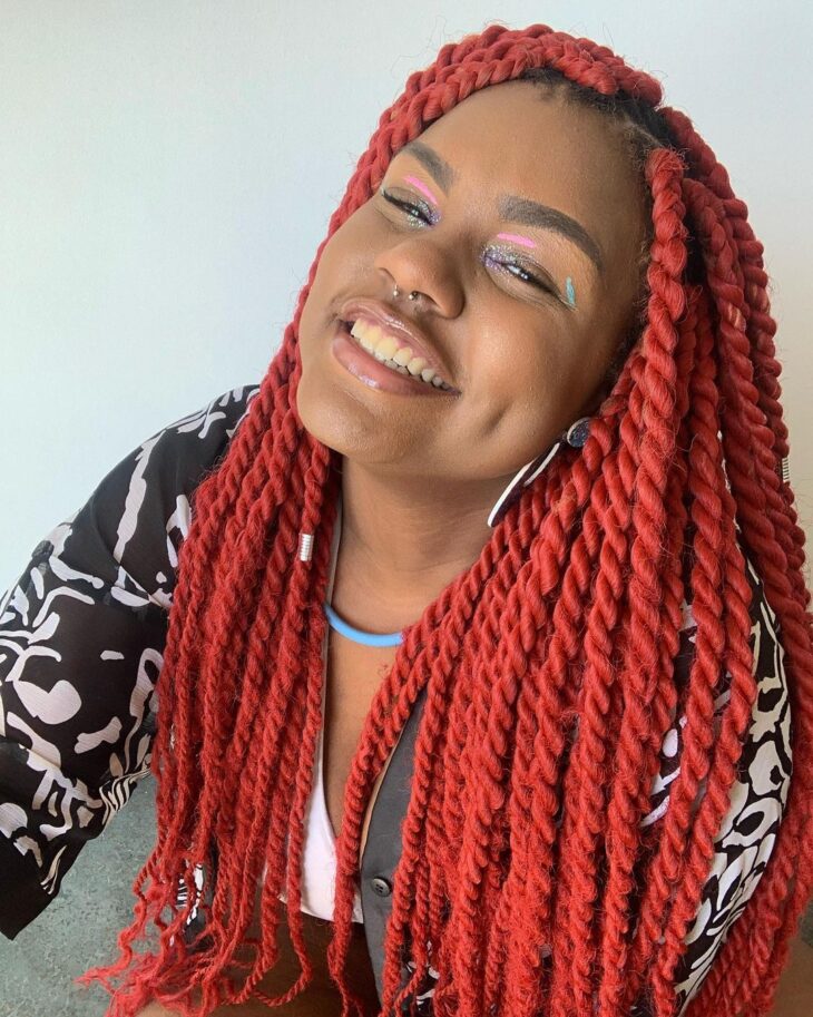 box braids vermelho 49