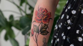 tatuagem de flor de lótus 51