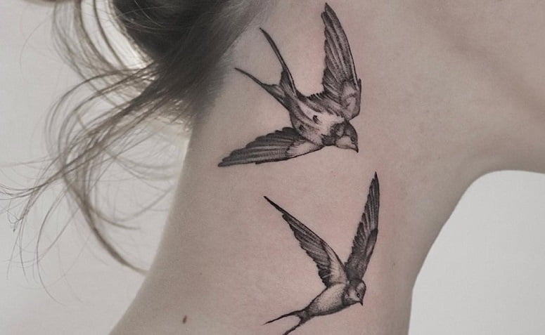 65 ideias de tatuagem no pescoço para uma arte repleta de estilo