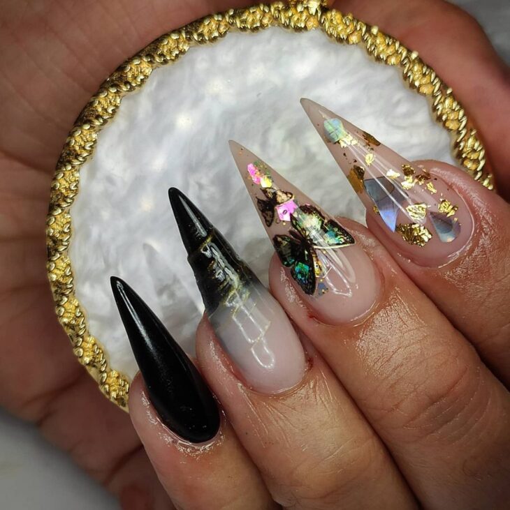 unhas stiletto decoradas 156