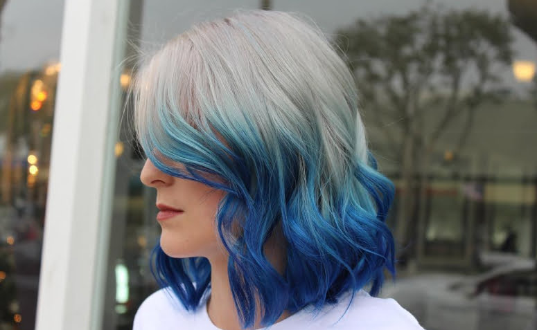 70 ideias de cabelo azul nas pontas para transformar seu visual