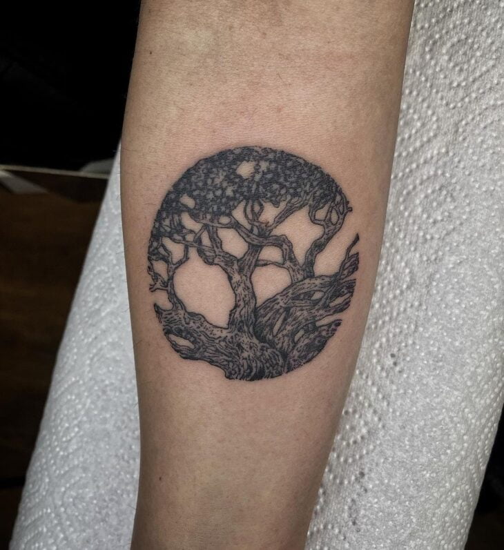 tatuagem de árvore