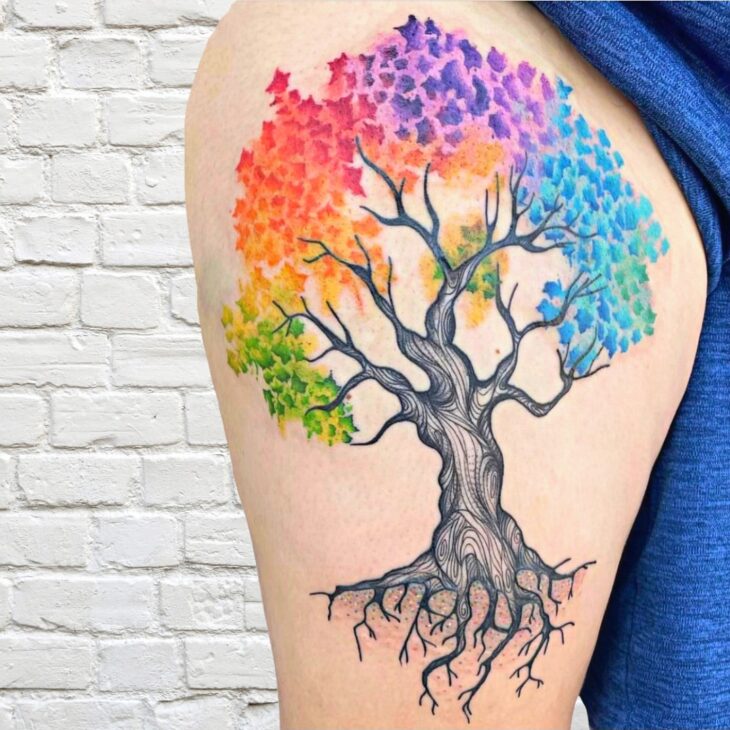 tatuagem de árvore 34