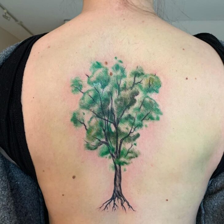 tatuagem de árvore 36