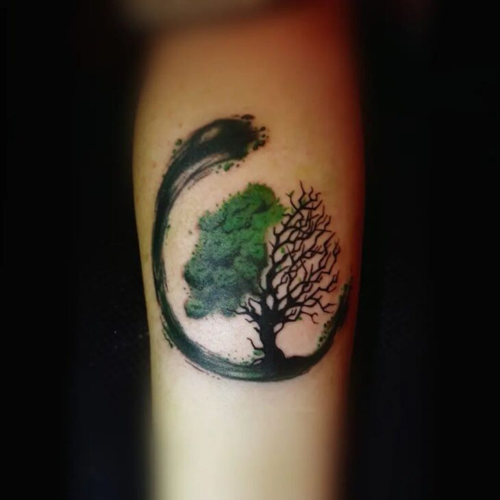 tatuagem de árvore 73