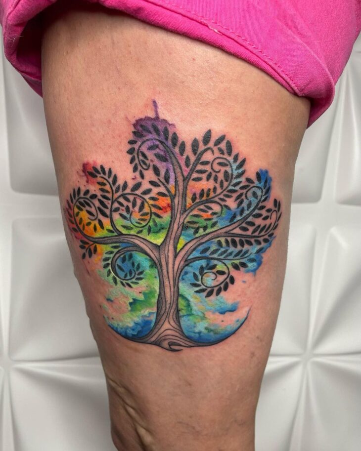 tatuagem de árvore 39