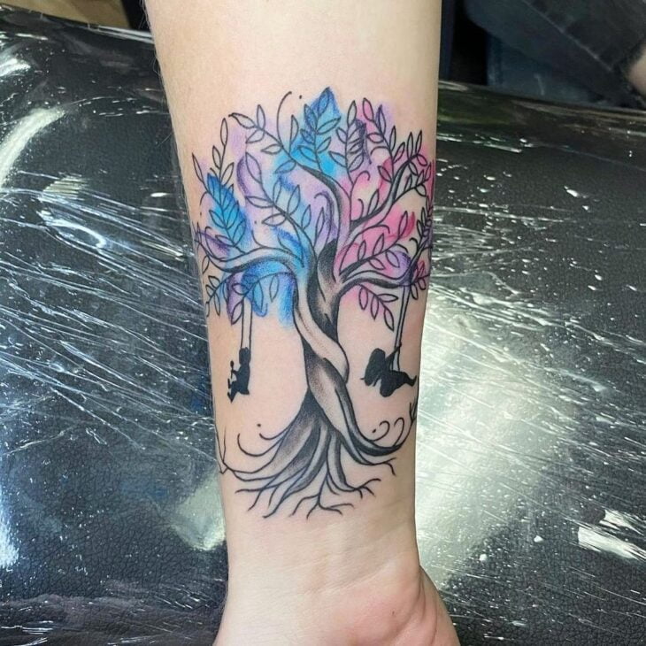 tatuagem de árvore 132