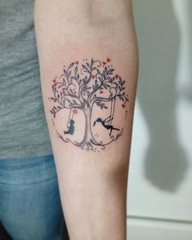 tatuagem de árvore 45