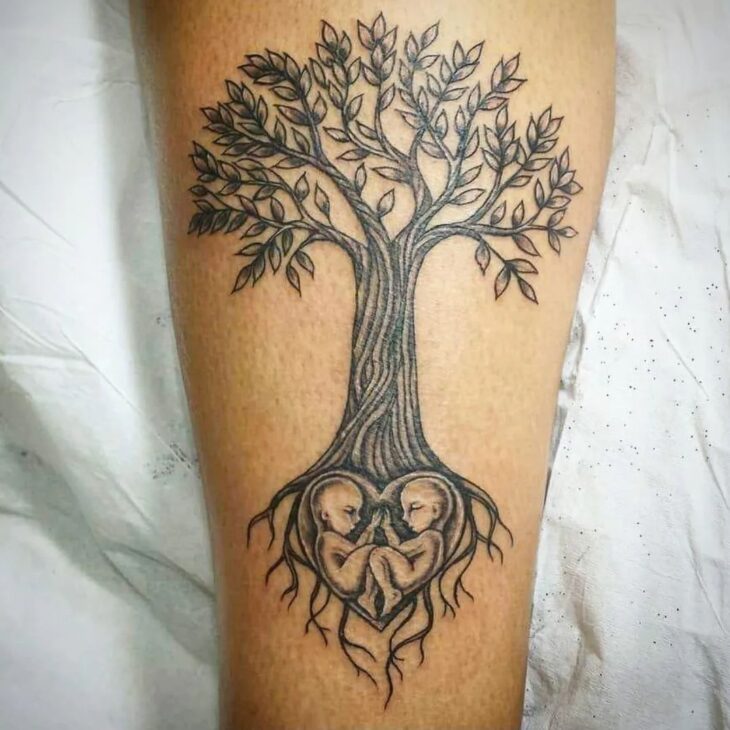 tatuagem de árvore 48