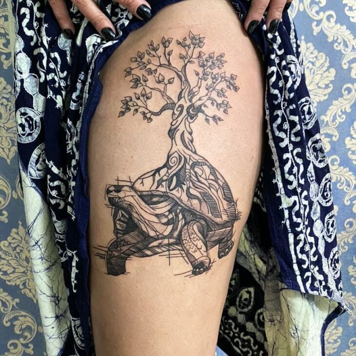 tatuagem de árvore 147