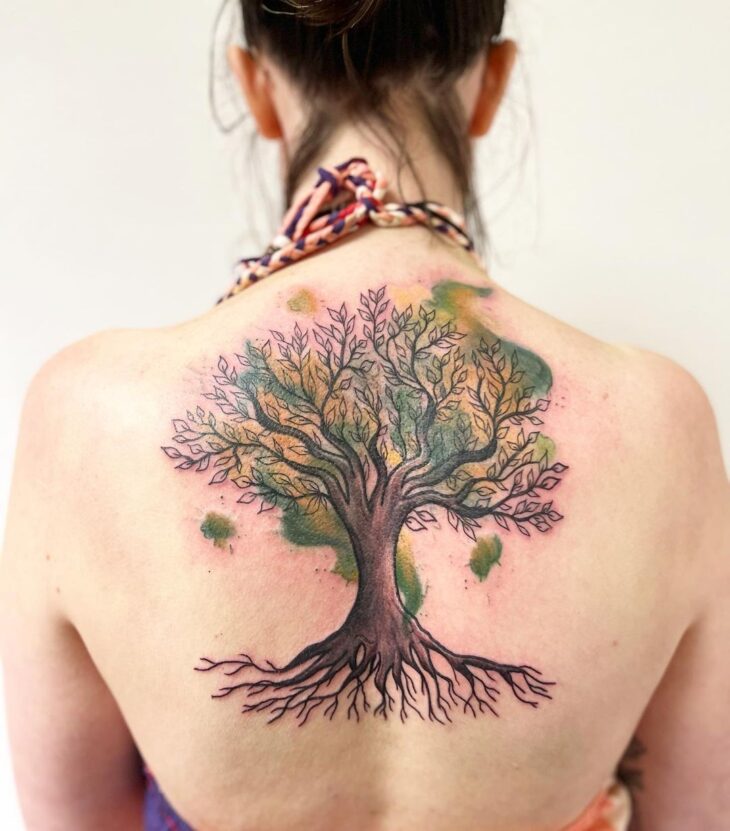tatuagem de árvore 77