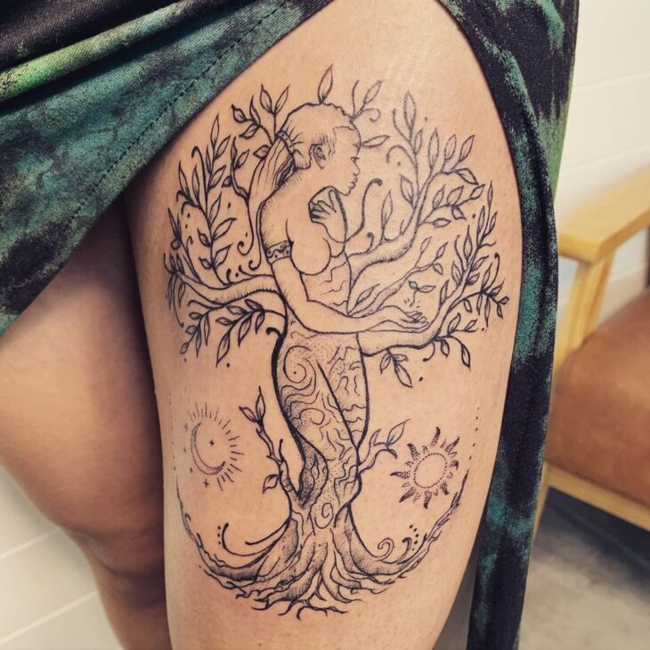 tatuagem de árvore 79