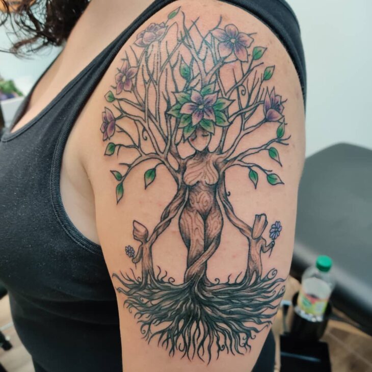 tatuagem de árvore 81