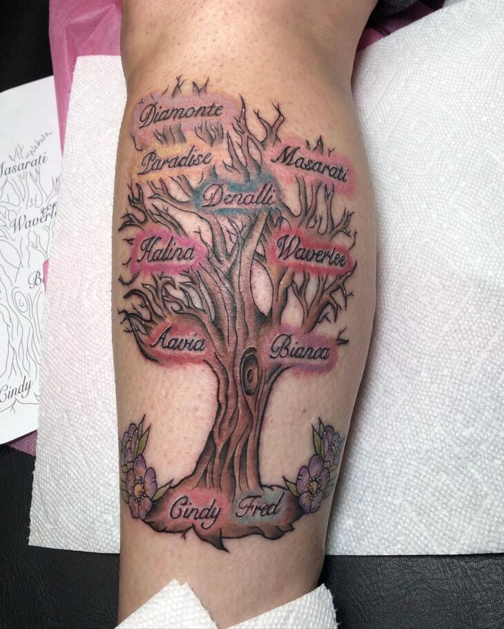 tatuagem de árvore 85