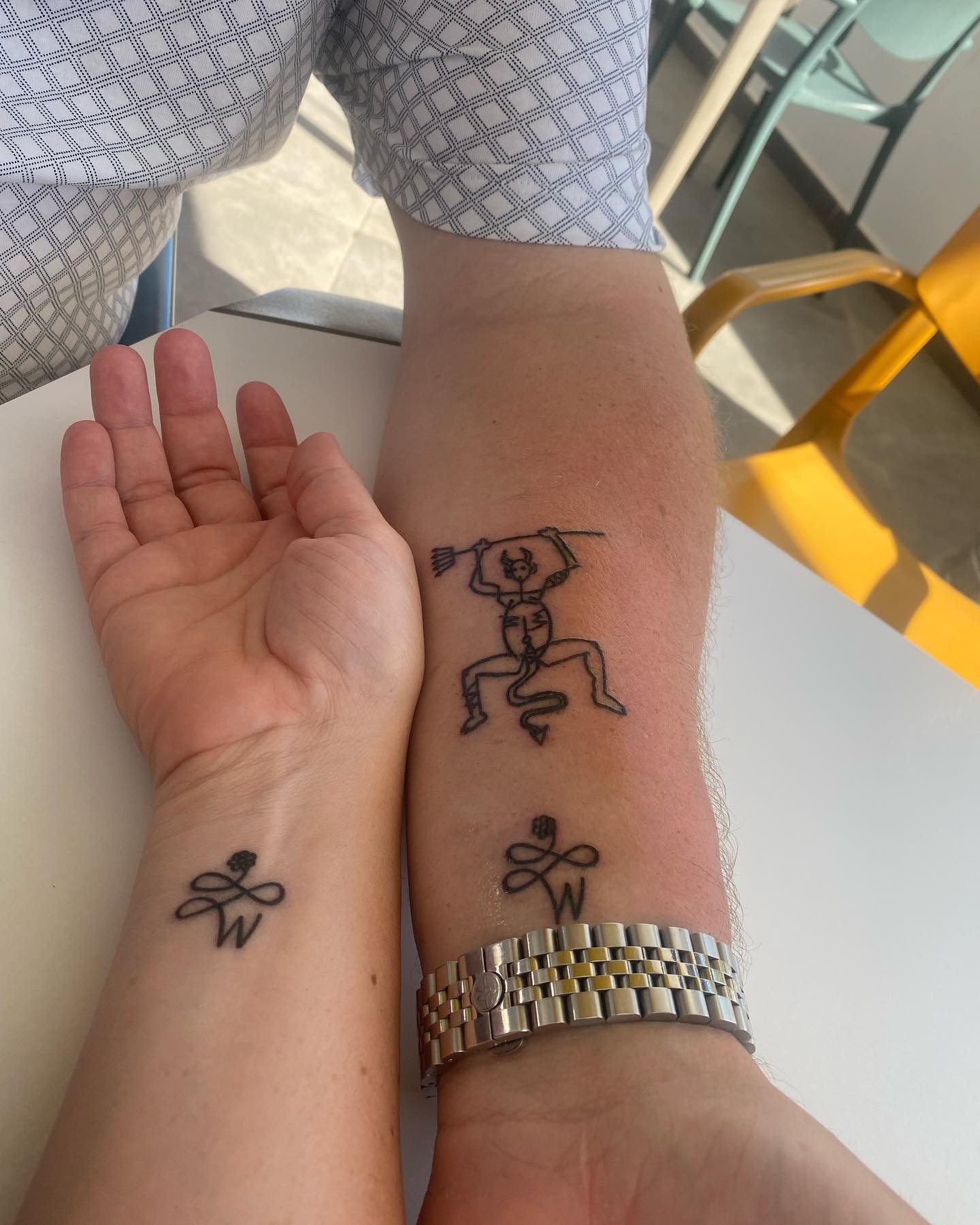 tatuagem de casal