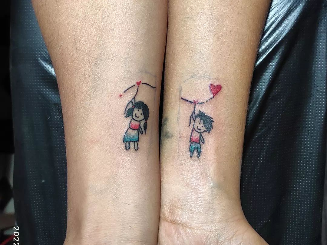 tatuagem de casal