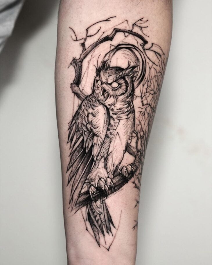 tatuagem de coruja 15