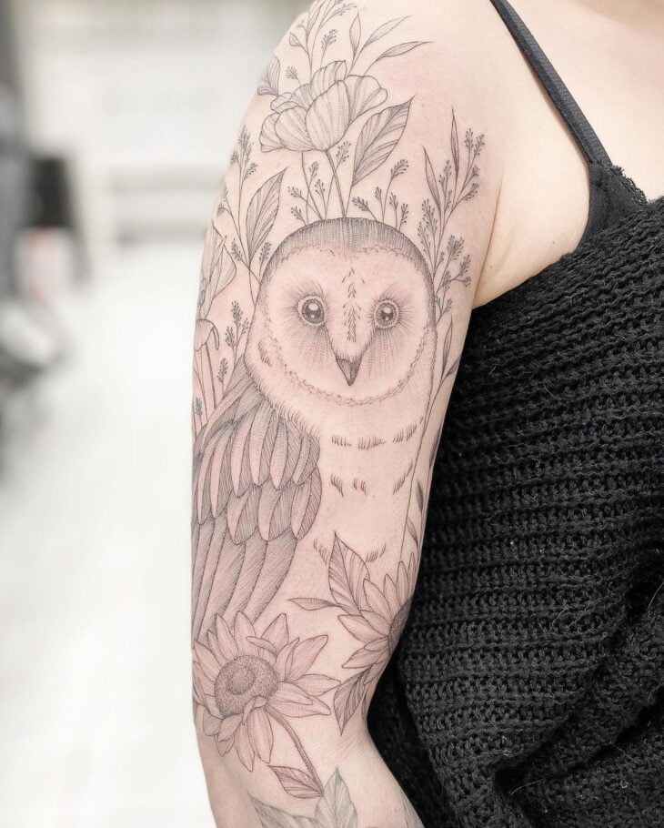 tatuagem de coruja 17