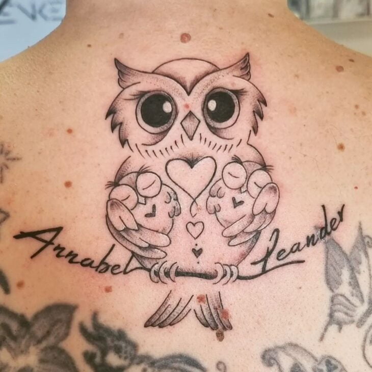 tatuagem de coruja 131