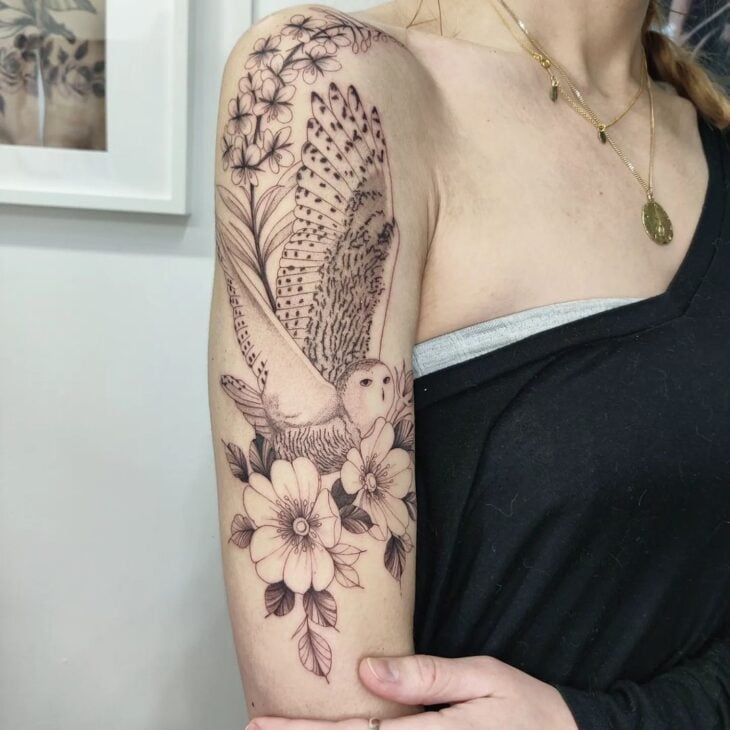 tatuagem de coruja 32