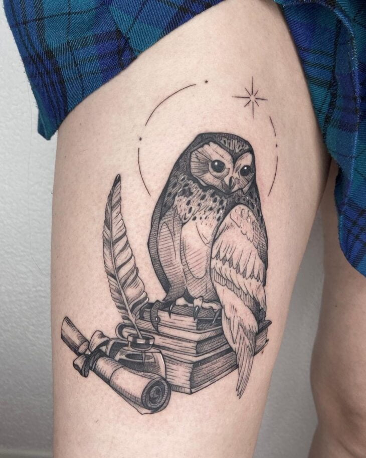 tatuagem de coruja 39