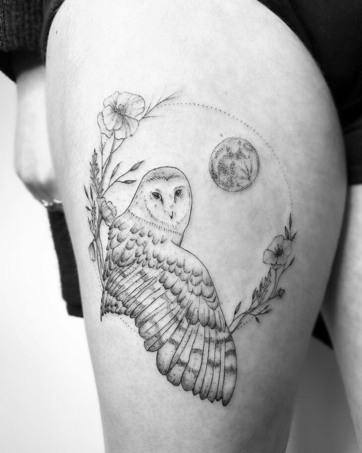 tatuagem de coruja 41