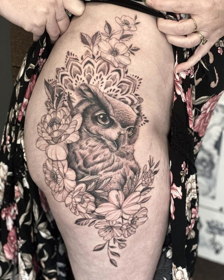 tatuagem de coruja 42