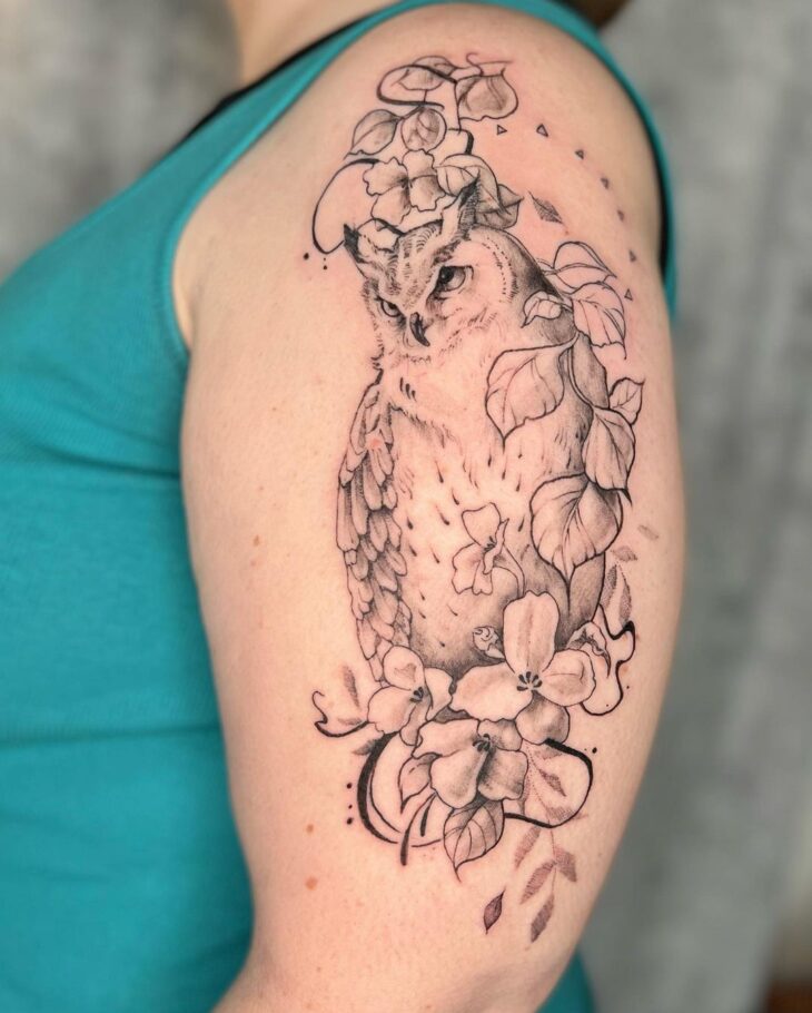 tatuagem de coruja 53
